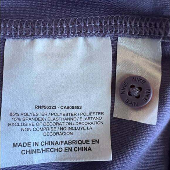 Nike Golf Dri-Fit Womens Small/Tall Pullover Long Sleeve Mock Neck Purple NEW - Picture 12 of 14